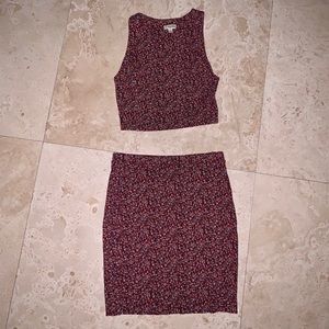 Lily White Bodycon set